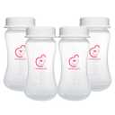 Nenesupply 9oz 4 Count Wide Neck Mouth Breastmilk Storage Bottle Breast Pump Bottles Use for Pumping with Spectra S1 S2 9 Plus Breast Pumps. Replace Spectra Bottles for Pumping Breastmilk Collection