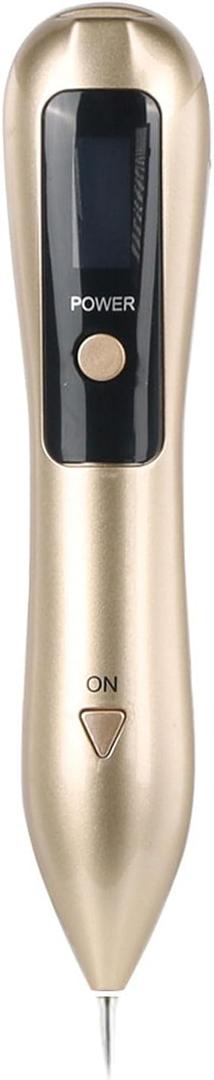 Nuzzy Pen for Skin, Advanced Beauty Pen, Portable and Rechargeable Tools to Use at Home (Gold)