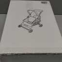 fash n kolor Twin Baby Doll Stroller - Pretend Play Baby Stroller for Dolls - Toy Stroller with Storage Basket for Baby Doll Accessories Set - Polka-dot Pink Design Stroller Toy - Folds Easily