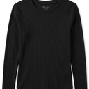 Juniors NO BOUNDARIES Black Long Sleeve Knit Top Black, XXL