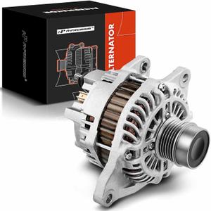 A-Premium Alternator Compatible with Jeep Compass 2007-2017, Patriot 07-17 & Chrysler 200 11-13, Sebring 07-10 & Dodge Avenger 08-13, Caliber 07-12, 1.8L 2.0L 2.4L, 115A 12V CW 6-Groove Clutch Pulley