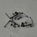 Stocking Hangers for Mantel,4 Pcs 2 in 1 Adjustable Fireplace Christmas Stocking Holder,No-Drill, Easy to Install Garland Hanger for Christmas Decorations,Fits 0.1-3.5Mantles(Black, 4)