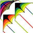Kites for Kids and Adults, Easy to Fly for Beach, Single Line Kite Set for Beginners