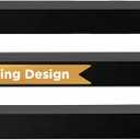 kieragrace KG Maine Floating Wall Shelves - Black, 12", 16", 24", Pack of 3