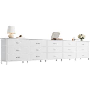 Huuger 94.5 Inch Extra Long Dresser for Bedroom, Large Dresser for Closet