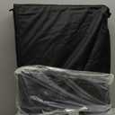 Dog Seat Cover for Back Seat, Hard Bottom Back Seat Extender Holds 500 lbs, Waterproof & Nonslip Car Hammock for Large Pets, Comfortable Travel Seat Protector for SUV and Sedan (black)