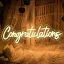 Graduation Decorations 2026 | Congratulations Neon Light Sign | Congratulations Light Up Sign | Graduation Decorative Lights | Backdrop for Grad Decorations Class of 2026, KatchOn