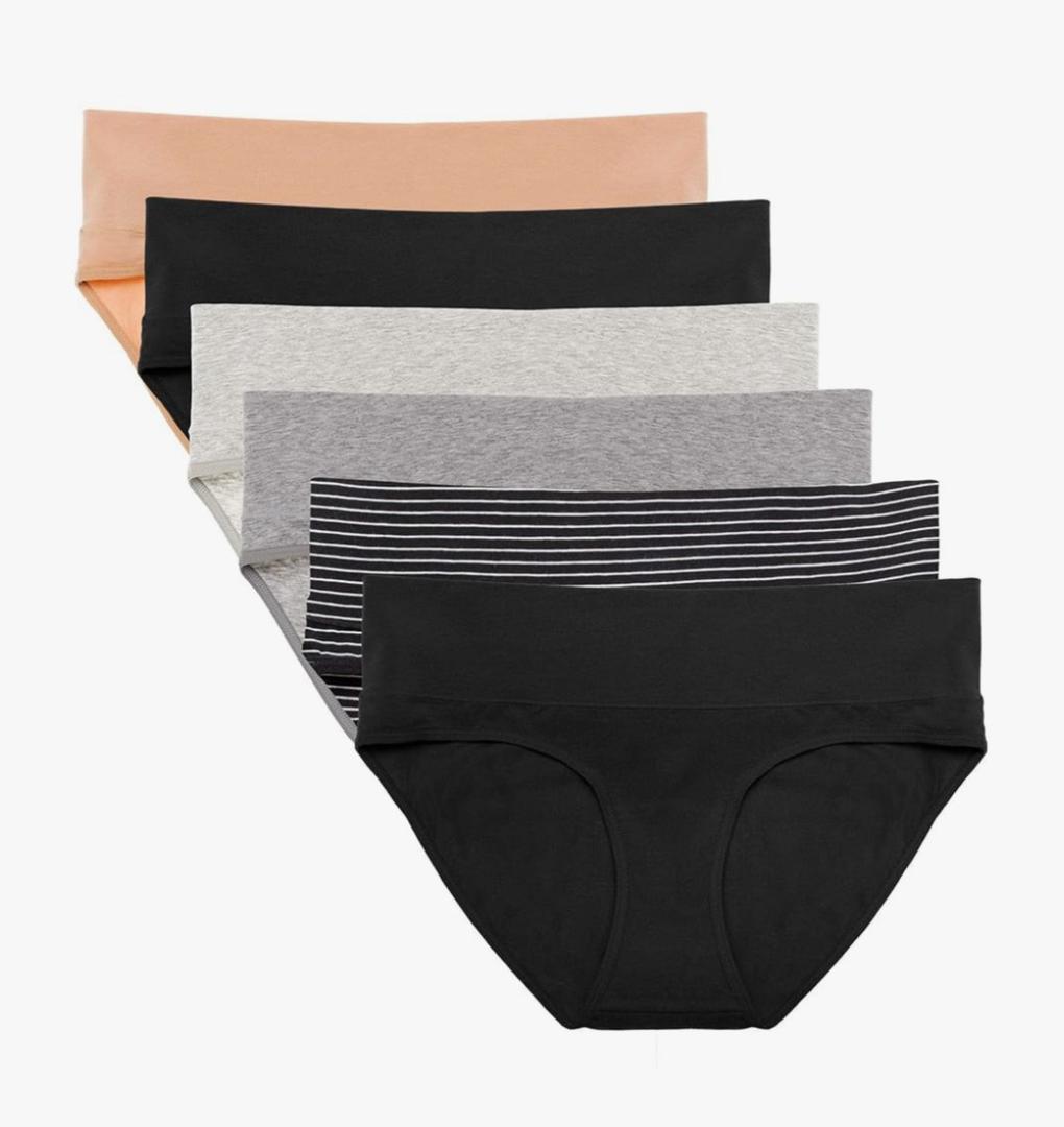 Intimate Portal Cotton Maternity Underwear Under the Bump Foldable Pregnancy Postpartum Panties L