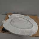 Bemis 170 Durable Plastic Toilet Seat, Elongated, White