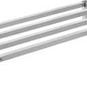 VEVOR Aluminum Dunnage Rack, 48 x 20 Commercial Food Floor Rack, 8 Off the Floor, 1000 lbs Capacity All-Welded Aluminum Storage, for Storage in Restaurants, Kitchens, Garages and Vehicles