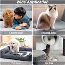 B-Land Carpet Rake for Pet Hair Removal, Reusable Pet Hair Remover with 60 Adjustable Long Handle, Carpet Scraper Dog Cat Hair Remover Tool for Rugs, Mats