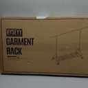 Heavy Duty Clothes Rack Load 450 LBS, Metal Garment Rack, Standing Rolling Clothing Rack for Hanging Clothes with Sturdy Wheels & Shelves, Portable Closet Wardrobe Rack,Sliver