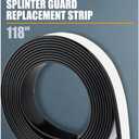 POWERTEC 71656 Splinter Guard Replacement Strip for POWERTEC Track Saw Guide Rail, 118” Makita 194419-4 & Festool Track Saw Guide Rails