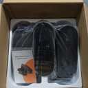 Under Desk Elliptical Machine, Electric Elliptical Leg Exerciser for Seniors with 10 Adjustable, Portable Quiet Elliptical Exercise Machine, Seated Pedal Exerciser with Remote Control(Gray)