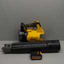 Leaf Blower Cordless, 650CFM & 3 Speed Levels, Electric Cordless Leaf Blower with 2 * 5.0Ah Battery Powered, Blowers for Lawn Care, Yard, Blowing Leaves, Dust, Snow (Yellow)