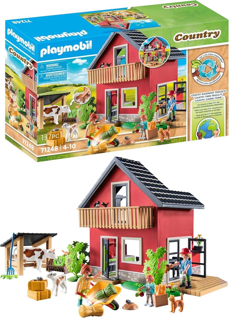 Playmobil Farmhouse with Outdoor Area