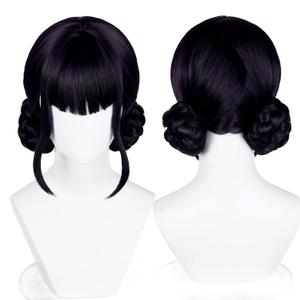 Anime Movie Character Cosplay Wig, with 2 Wig Caps (Beige & Black) for Cosplay, Comic Con, Halloween, and Party Events (Zoe)