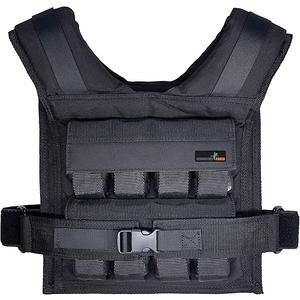 Weighted Vest Adjustable for Men and Women  Workout Weight Training Vest for Fitness, Running, Strength, Exercise & Cross Training (60 LB, 3M Reflective Grey)