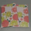 2 Pcs Planner 2025-2026,Academic Year Weekly and Monthly Calender Planner, July 2025 - June 2026,Spiral Notebook A5 (6.3" x 8.5") Perfect for Teacher, Student,Office,School Supplies (Orange)