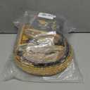 kockuu Graduation Party Plates and Napkins Blue and Gold 2025 Graduation Party Disposable Paper Plates and Napkins for for Class of 2025 Congrats Grad Party Decorations Supplies, Serves 50