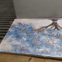 JuhaiArt Teal Wall Decor Tree Wall Art for Living Room Bedroom Home Office White Canvas Picture 24" x 48" modern Prints Art