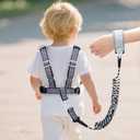 Toddler Leash & 4-in-1 Adjustable Anti-Lost Harness | Reflective Safety Strap with Wrist Link for Boys, Girls & Kids | Secure for Outdoor, Travel, Shopping, Parks