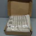 Amazon Basics Lightweight Super Soft, Wrinkle-Free, Breathable Microfiber 4 Piece Bed Sheet Set with 14-Inch Deep Pockets, King, Cream, Solid