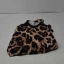 SOLY HUX Women's Leopard Print Maxi Dress V Neck Spaghetti Strap Flowy Long Vacation Summer Dresses, S