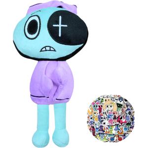 Dandy's World Plush 11" Astro Plush Stuffed Figure Pillow for Video Game Fans Room Decor with a Sticker Set