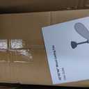 52” Ceiling Fans with Remote/Light/APP,Dimmer and Color, Wooden Ceiling Fan with 3 Wooden Blades for Patio, Living Room, Gazebo, etc. (Black + Walnut)