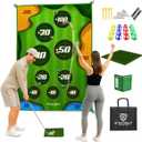 Golf Game for Adults Outdoor Indoor - Backyard Chipping Set with Sticky Balls - Family Entertainment Multi-Player Action - Friend and Party Activity - Gift for Golfers