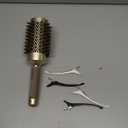 AIMIKE Round Brush for Blow Out, Medium Round Hair Brush Nano Thermal Ceramic & Ionic Tech, for Blow Drying & Styling, Curling and Shine - 2.9 inch Barrel w/Boar Bristles