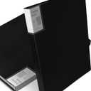 Folder with Plastic Sleeves 2 Packs 11"x14" Black Portfolio Folder for Artwork Display Book 30 Pockets 60 Page Capacity