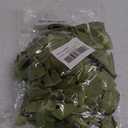 Rainbow Pana 60 Pack Twist Tie Bows for Treat Bags 3" Sage Green Satin Ribbon Bows for Package Craft Gift Wrapping Decoration, St Patricks Day