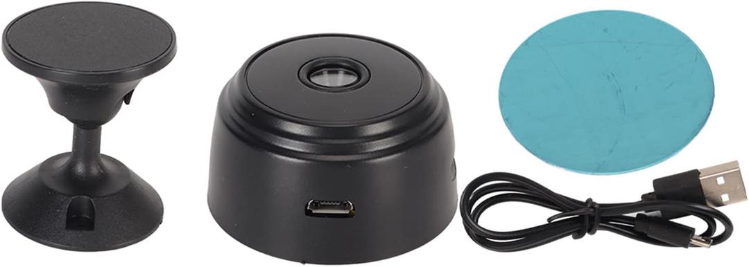 WiFi Securtiy Camera, Multifunction 1080P HD Motion Detection Night Vision APP Control Indoor Home Security Cameras(Black)