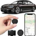 No Subscription Mini GPS Tracker for Vehicles Work with Find My(iOS Only) Magnetic Case Real Time Tracker Tag Hidden Car Location Tracking Device Global Coverage No Monthly Fee or SIM Card Required