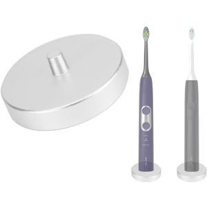 Silver Electric Toothbrush Holder for Bathroom, Stainless Steel Freestanding Brush Holder, Compatible with Philips Sonicare Protective Clean 5100, 4100, 5300, 6500, 6100, New Philips 1100, 2100
