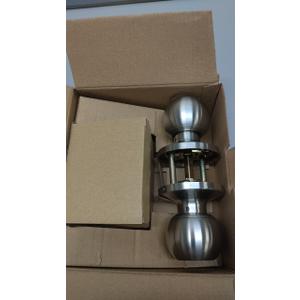 2 Sets All Keyed Same Entry Door Knob and Single Cylinder Deadbolt Combo Set, Round Ball Satin Nickel Exterior Door Knobs with Lock and Keys for Entrance and Front Door