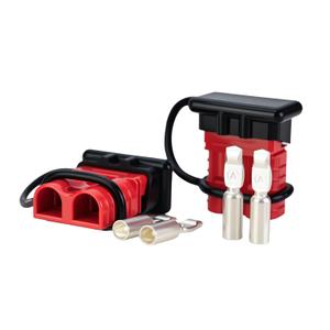 2 Pack 120AMP Battery Quick Connect Disconnect Kit - 4 Gauge Wire Harness Plug Set for Winch, RV, Truck, Car, ATV, Motor - Heavy Duty Power Connector with Cables (Red)