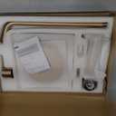 Replacement for Delta 13/14 Series Shower Trim Kit, Compatible with Delta R10000 Tub Shower Faucet Set, Brushed Gold Shower Head and Handle Set,Champagne Bronze (Cartridge and Valve Not Included)