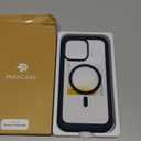 Miracase Magnetic for iPhone 15 Pro Max Case 6.7'' [Compatible with Magsafe] Full-Body Drop Proof Phone Case for iPhone 15 Pro Max with Built-in 9H Tempered Glass Screen Protector,Blue