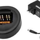 Rapid Battery Charger for Motorola Visar NTN7394 NTN7395 NTN7396A NTN7397BR Radio