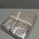 CLHMILY&Z 40L Laundry Basket Round Storage Rope Basket - 13x18 Inches - Laundry Hamper in Bedreoom and Mutil Storage Bin for Blankets, Toys, and Nursery Essentials (Brown & White)