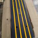VEVOR Car Driveway Rubber Curb Ramps Heavy Duty 33069lbs Capacity Threshold Ramp 2.6 Inch High Cable Cover Curbside Bridge Ramp for Loading Dock Garage Sidewalk (1-Channel, 1Pack-Curb Ramp)