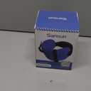 Travel Pillows for Airplanes, Airplane Pillow for Long Flight, Airplane Head Strap with Sleep Eye Mask, 360 Support Headrest for Car Trip, Travel Essentials Stop Bobblehead, Mottled Blue