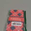 Handmade Christmas Gift Card Booklet 3  Pack, Christmas Gift Card Holder Booklet, Red Plaid Design with Merry Text, Money Envelope Set