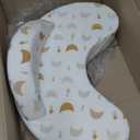 Momcozy Innovative Safety Guard Nursing Pillow - Firm & Springy Memory Foam - Stable, Ergonomic Support & Comfort - Wider Breastfeeding Cushion, Adjustable, Removable Cover, Baby Safety Certified