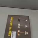 Portable LED Mushroom Table Lamp, Cordless Desk Night Light with 5200mAh Rechargeable Battery, Stepless Dimming Small Lamp with 3 Colors and Brightness Control for Bedroom/Patio/Bar/Coffee shop (Gold)