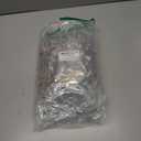 Aweyka 42 Pcs Christmas Fillable Clear Bulbs Ornaments Christmas Booze Balls Plastic Hanging Light Bulb Ornaments with Screw Off Cap and Stickers for DIY Crafts Candy Home Xmas Tree Party Decoration