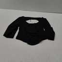 LASLULU Womens Long Sleeve Workout Tops Active Sheer Fitted Open Back Gym Yoga Athletic Running Tops Wrap Top Pilates Outfits, Size Small